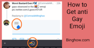 How to get the anti gay emoji, copy anti lgbt emogi here and use it 4