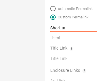 Blogspot url structure