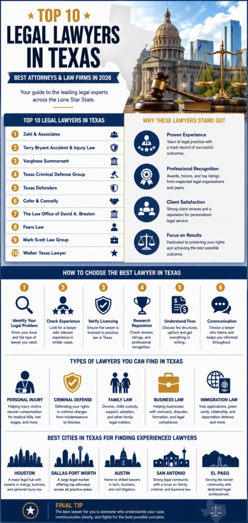 Top 10 Legal Lawyers in Texas: Best Attorneys & Law Firms in 2026 1