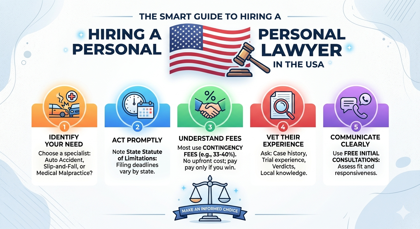 Hiring a Personal Injury Lawyer in the USA